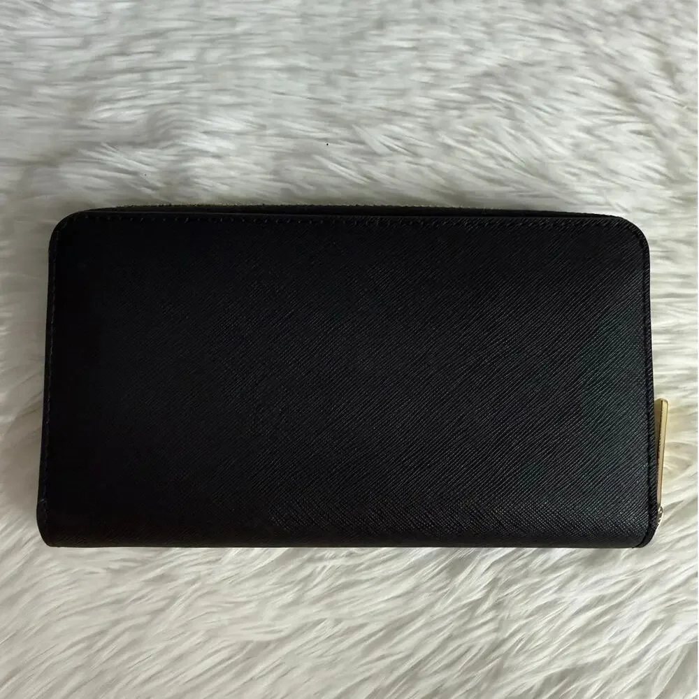 NWOT Michael Kors Black Zip Around Wallet